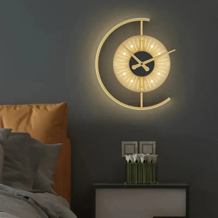 Applique murale minimaliste - L'horloge  Ethnique déco