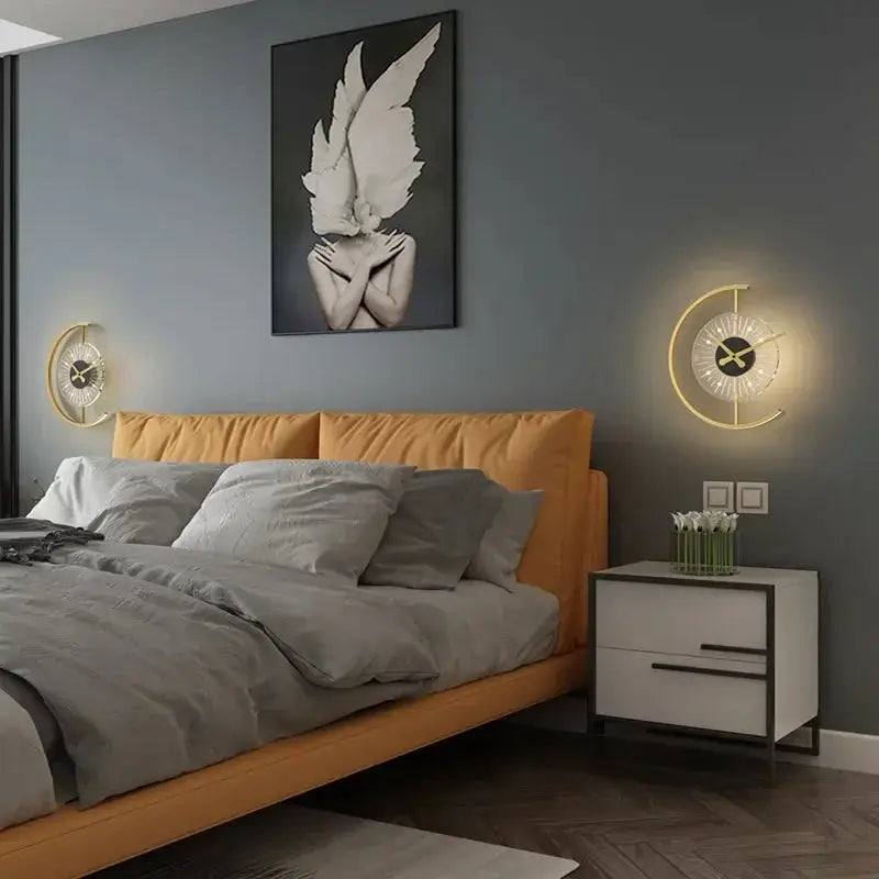 Applique murale minimaliste - L'horloge  Ethnique déco