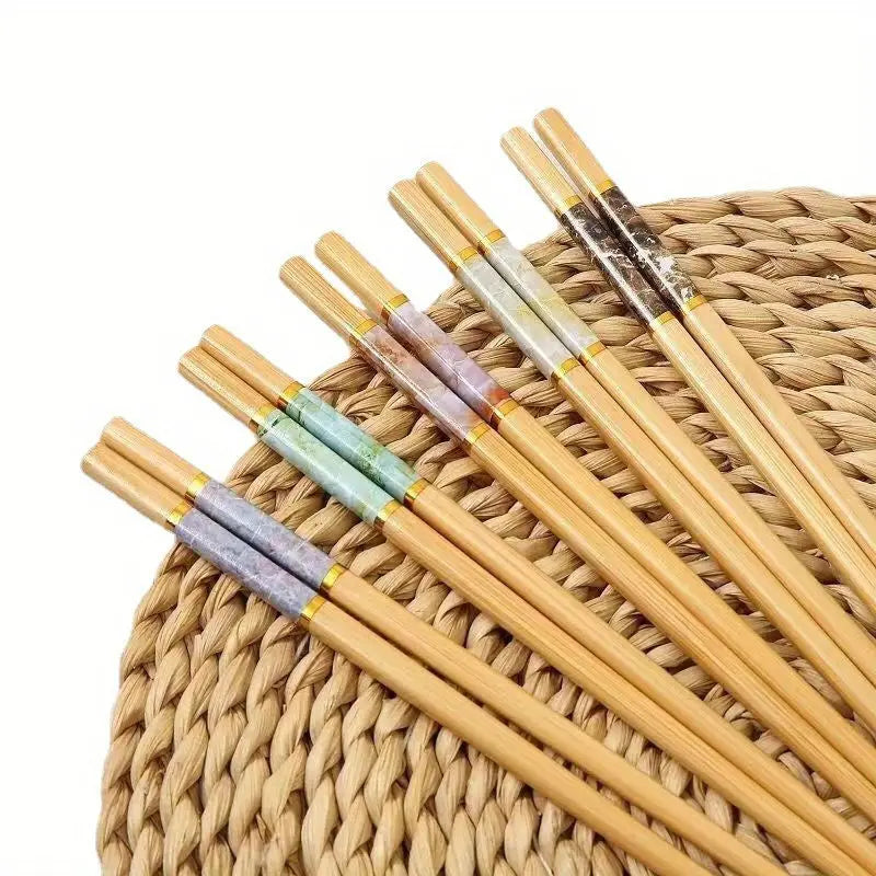 Baguettes Chinoises Mélange de Pierre - Le Semi-Précieux  Ethnique déco