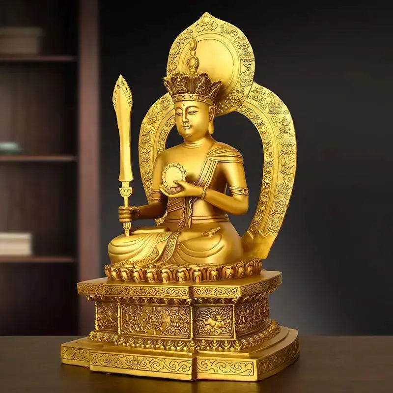 Bouddha Chinois Maitre de Temple - Divins  Ethnique déco