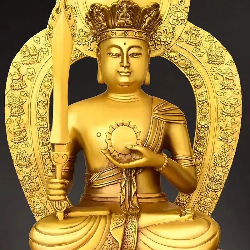 Bouddha Chinois Maitre de Temple - Divins  Ethnique déco