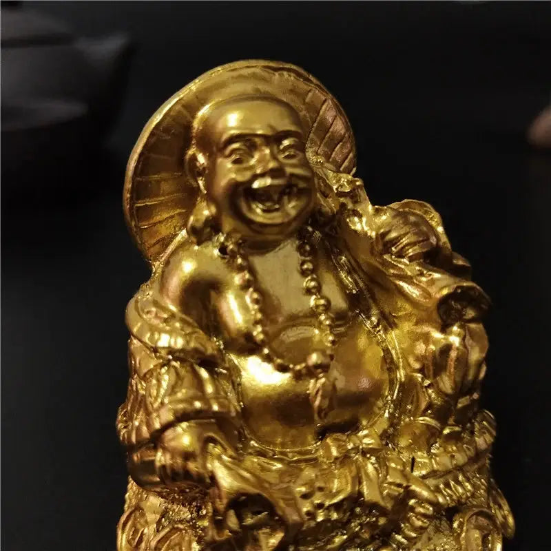 Bouddha Chinois Rieur en Résine - La richesse  Ethnique déco