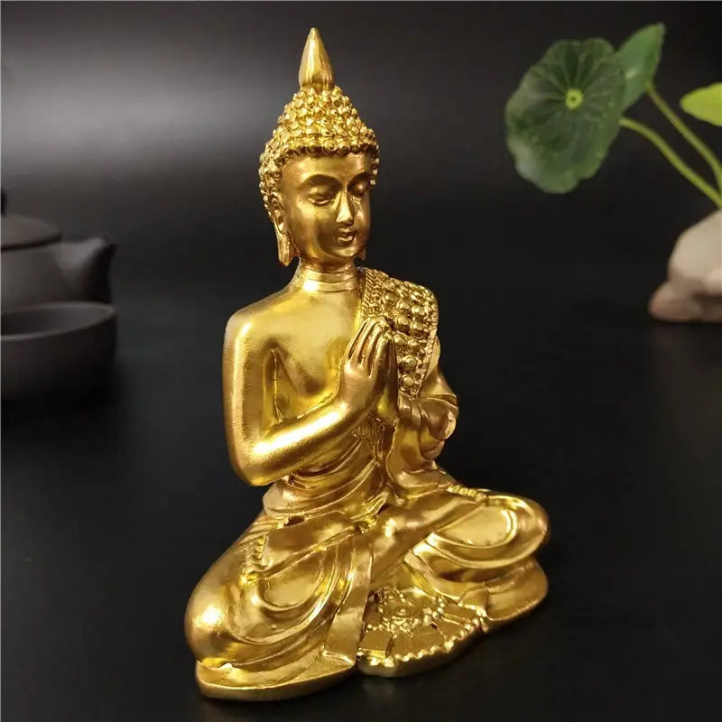Bouddha Chinois Thailandais de Méditation - Céleste  Ethnique déco