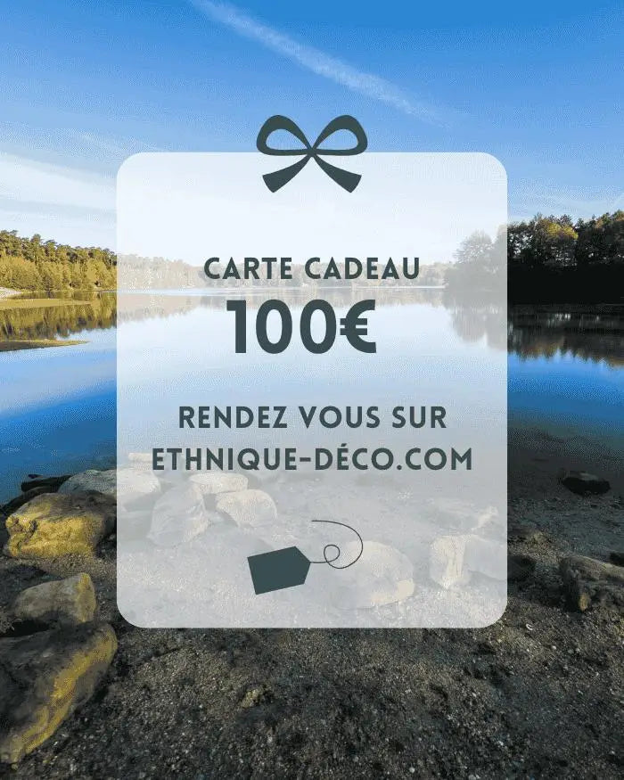 Carte Cadeau Ethnique Déco  Ethnique déco