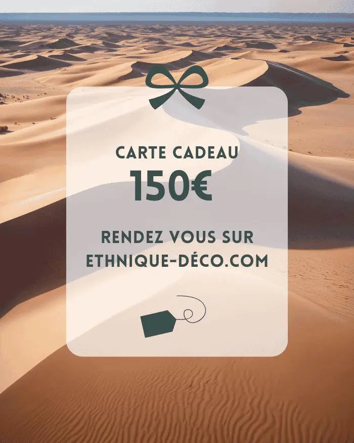 Carte Cadeau Ethnique Déco  Ethnique déco