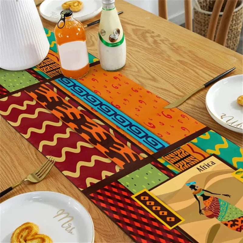 Chemin de Table - Afrique Pur  Ethnique déco