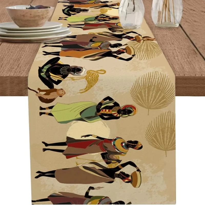 Chemin de Table - Boho Africain  Ethnique déco