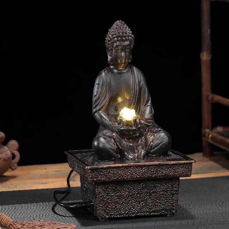 Fontaine Bouddha Chinois Thailandais - Lotus  Ethnique déco