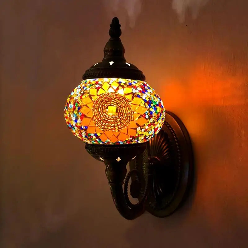 Lampe Marocaine - Applique du soleil  Ethnique déco