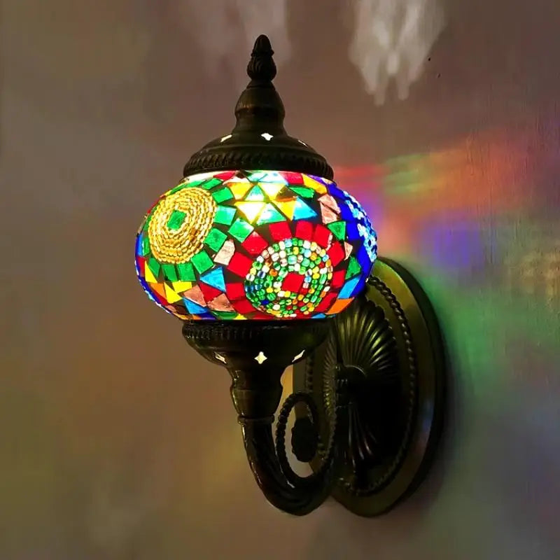 Lampe Marocaine - Applique du soleil  Ethnique déco