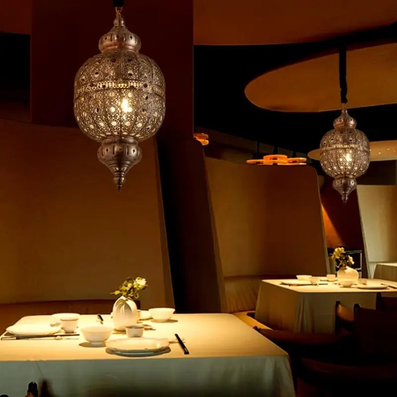 Lampe Marocaine - Lanterne Dorée  Ethnique déco