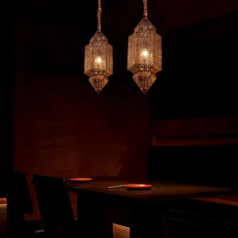 Lampe Marocaine - Lanterne Dorée  Ethnique déco