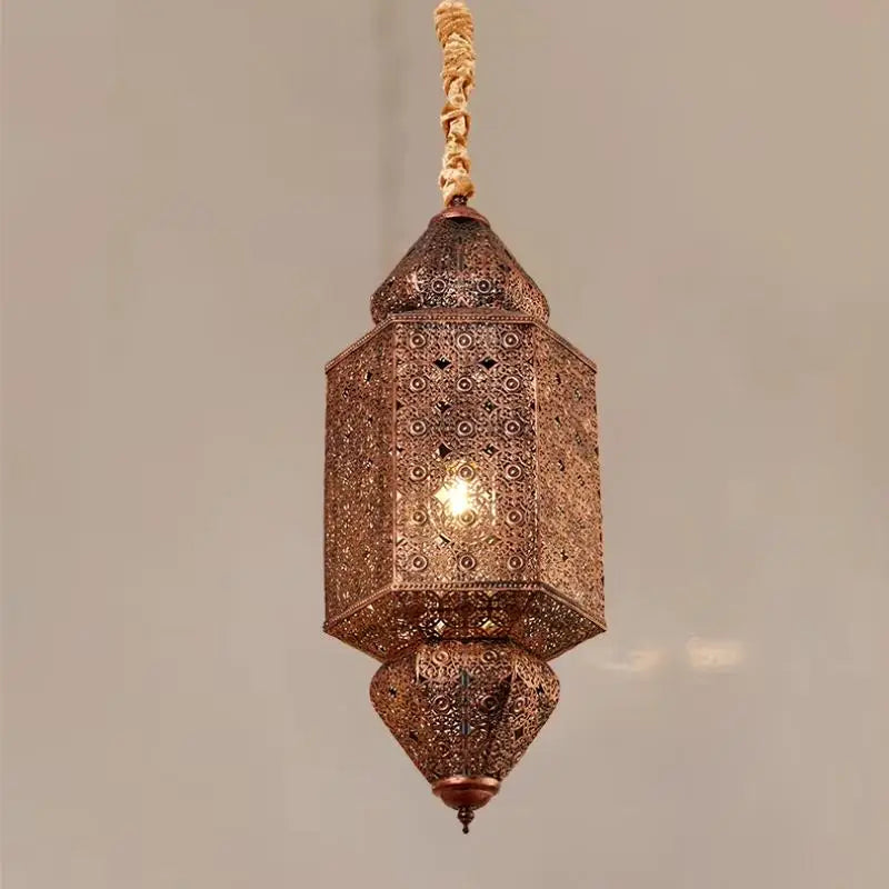 Lampe Marocaine - Lanterne Dorée  Ethnique déco