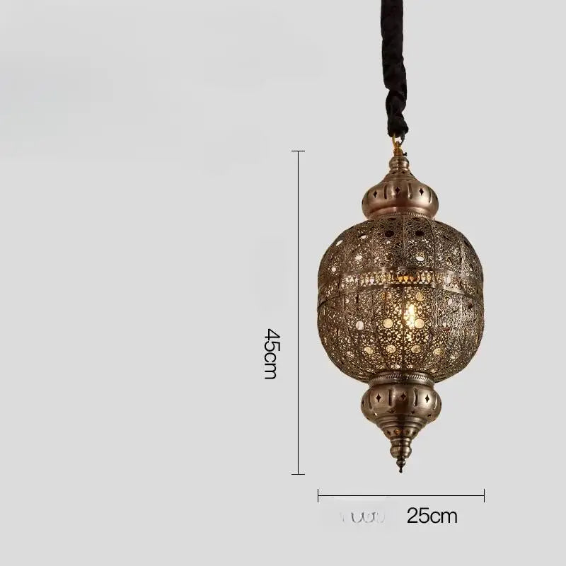 Lampe Marocaine - Lanterne Dorée  Ethnique déco