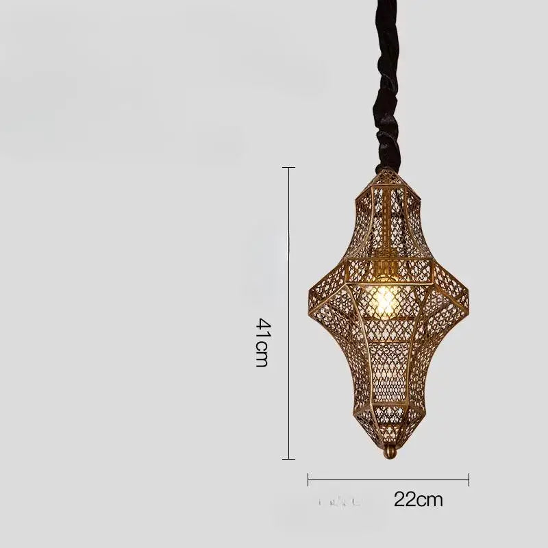 Lampe Marocaine - Lanterne Dorée  Ethnique déco