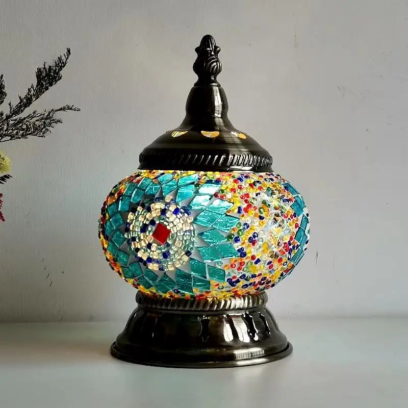 Lampe Marocaine - Mosaïc Boule  Ethnique déco