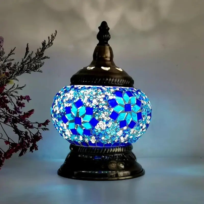 Lampe Marocaine - Mosaïc Boule  Ethnique déco