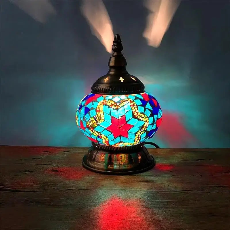 Lampe Marocaine - Mosaïc Boule  Ethnique déco