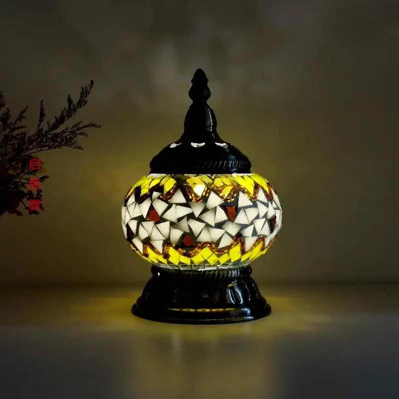 Lampe Marocaine - Mosaïc Boule  Ethnique déco