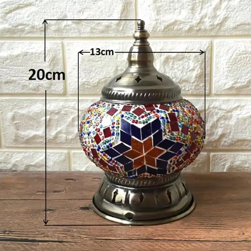 Lampe Marocaine - Mosaïc Boule  Ethnique déco