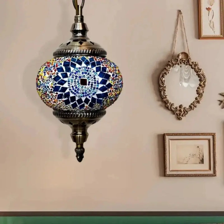 Lampe Marocaine - Mosaïc Suspendue  Ethnique déco