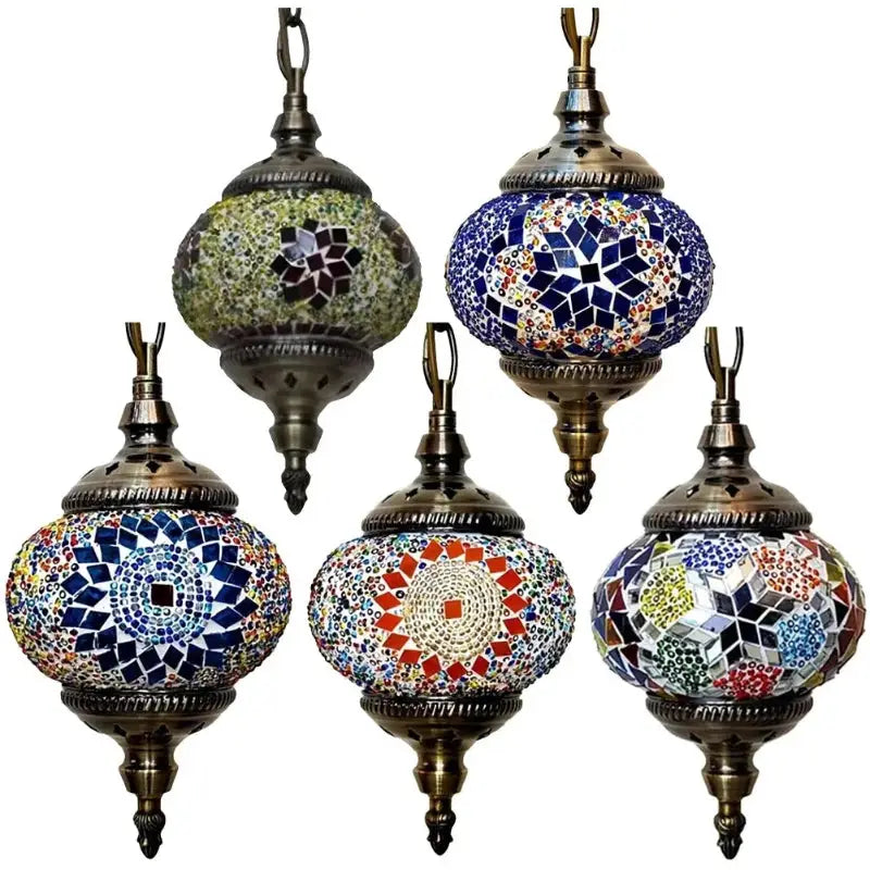 Lampe Marocaine - Mosaïc Suspendue  Ethnique déco