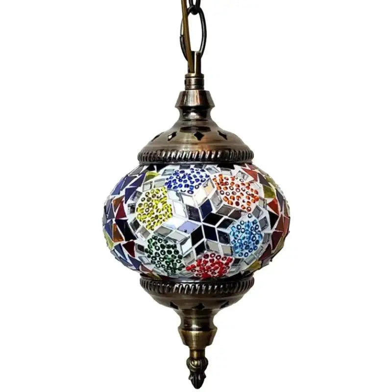 Lampe Marocaine - Mosaïc Suspendue  Ethnique déco
