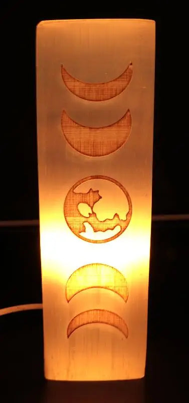 Lampe Sélénite - Cadran Lunaire  Ethnique déco
