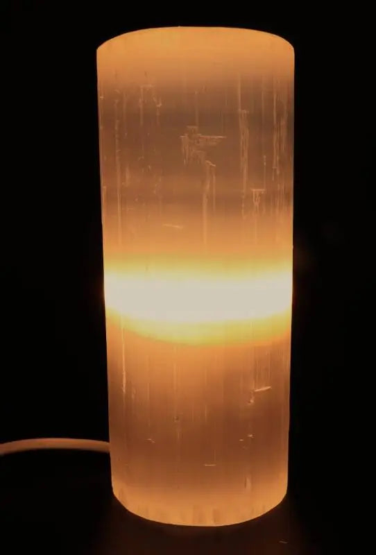 Lampe Sélénite - Cylindre  Ethnique déco
