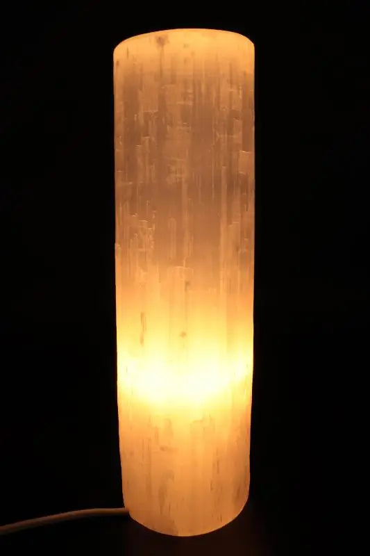 Lampe Sélénite - Grand Cylindre  Ethnique déco