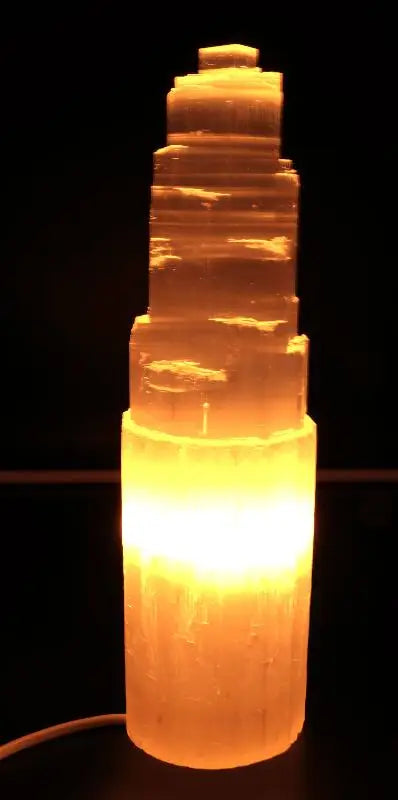 Lampe Sélénite - Grande Montagne  Ethnique déco