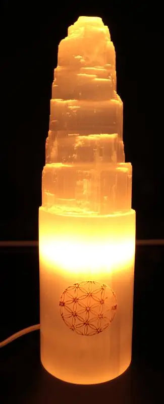 Lampe Sélénite - Grande Montagne de Vie  Ethnique déco