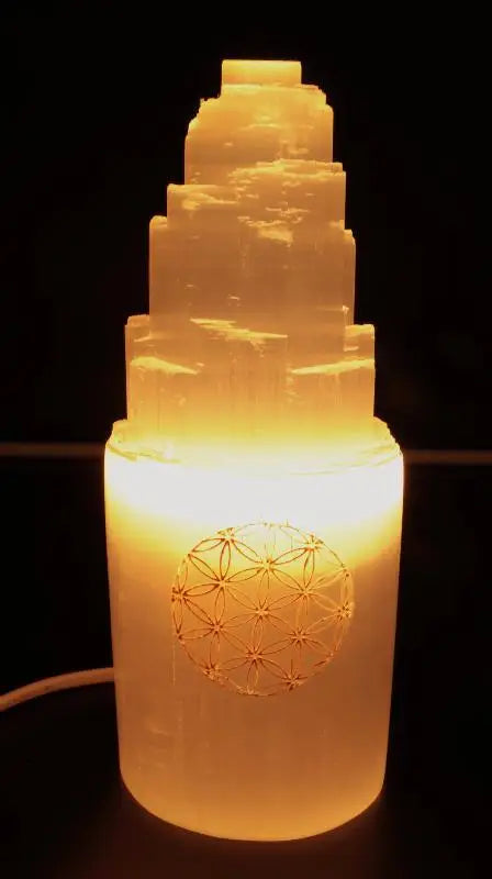 Lampe Sélénite - Montagne de Vie  Ethnique déco