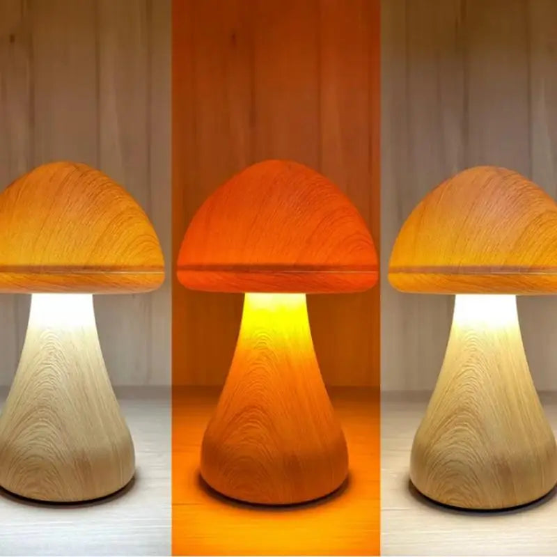 Lampe de Chevet Bois - Le champignon  Ethnique déco