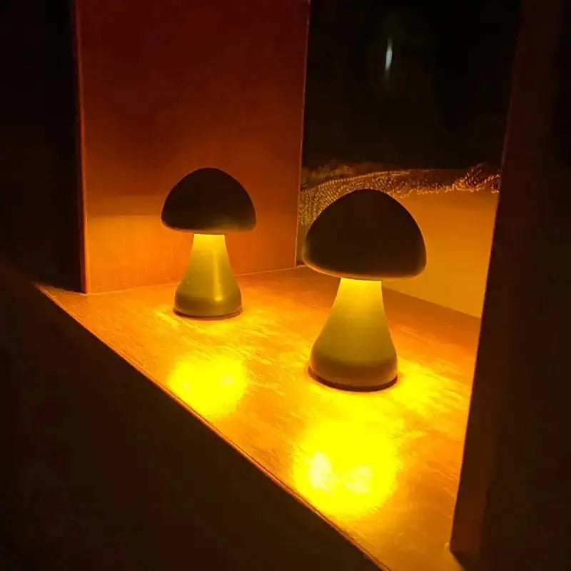 Lampe de Chevet Bois - Le champignon  Ethnique déco