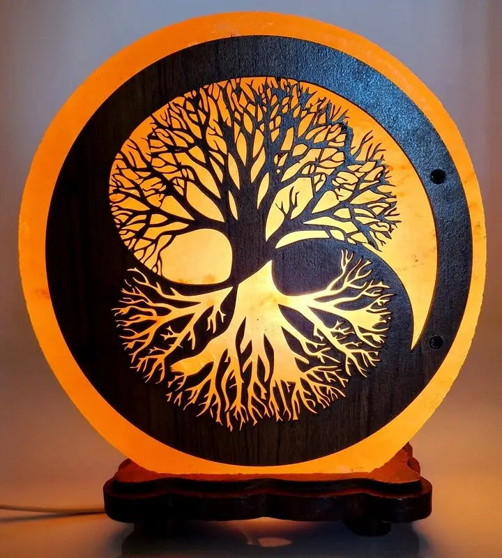 Lampe de Sel - Arbre de Vie Ying-Yang  Ethnique déco