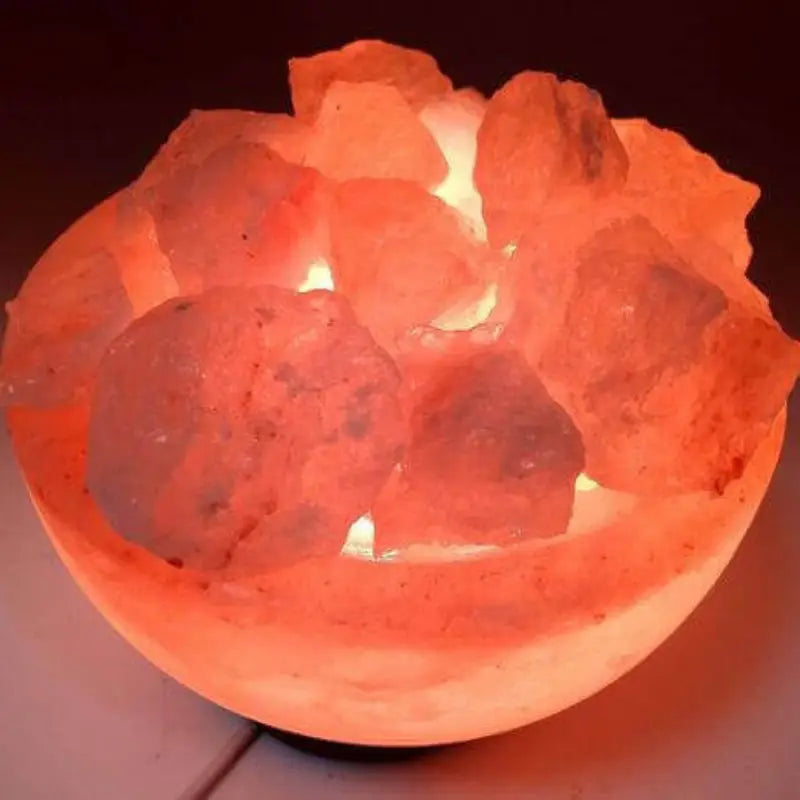 Lampe de Sel - Bol de Cristal  Ethnique déco