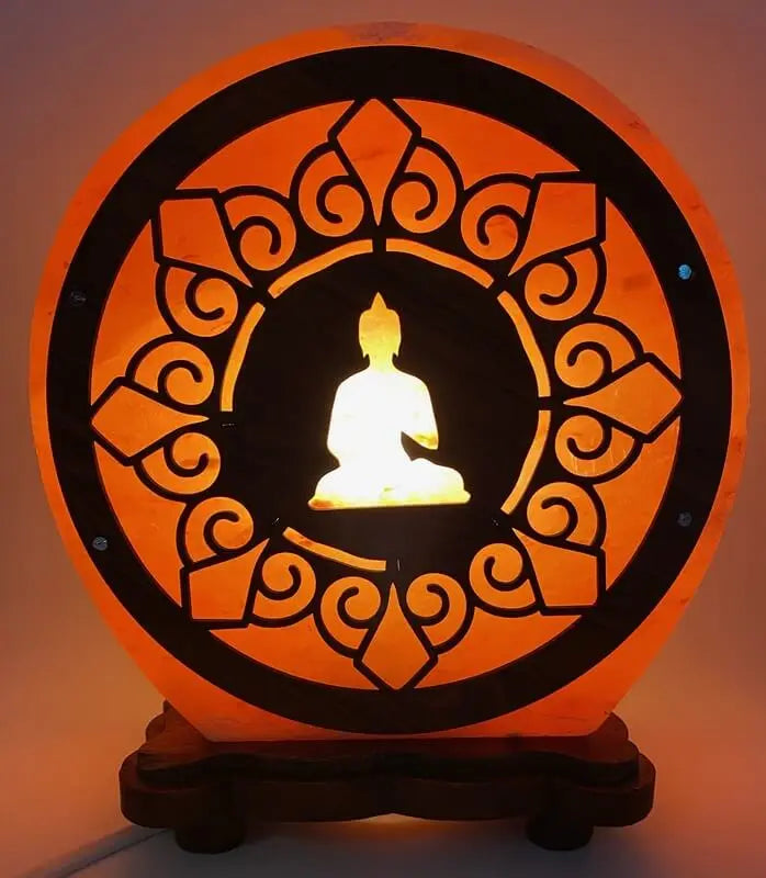 Lampe de Sel - Bouddha Méditation  Ethnique déco