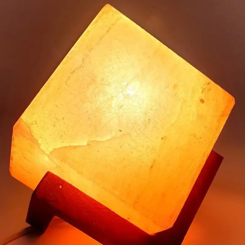 Lampe de Sel - Cube  Ethnique déco