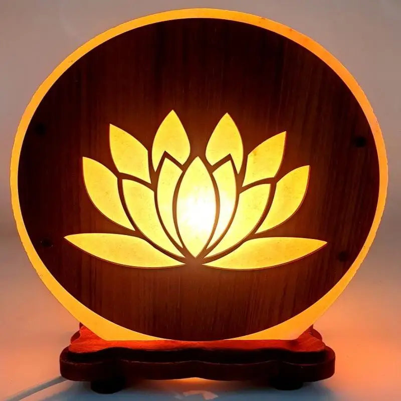 Lampe de Sel - Lotus  Ethnique déco