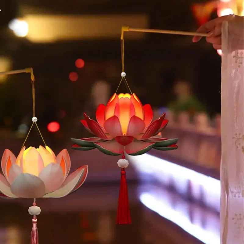 Lanterne Chinoise - Fleur de Lotus  Ethnique déco