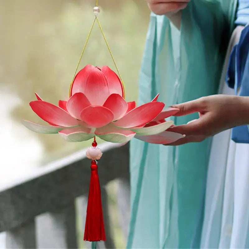 Lanterne Chinoise - Fleur de Lotus  Ethnique déco