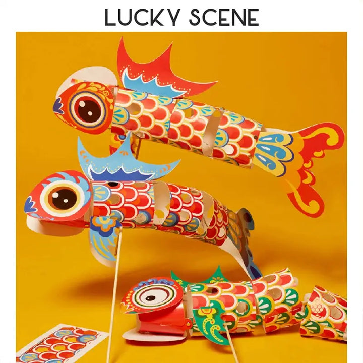 Lanterne Chinoise - Poisson d'Enfant  Ethnique déco