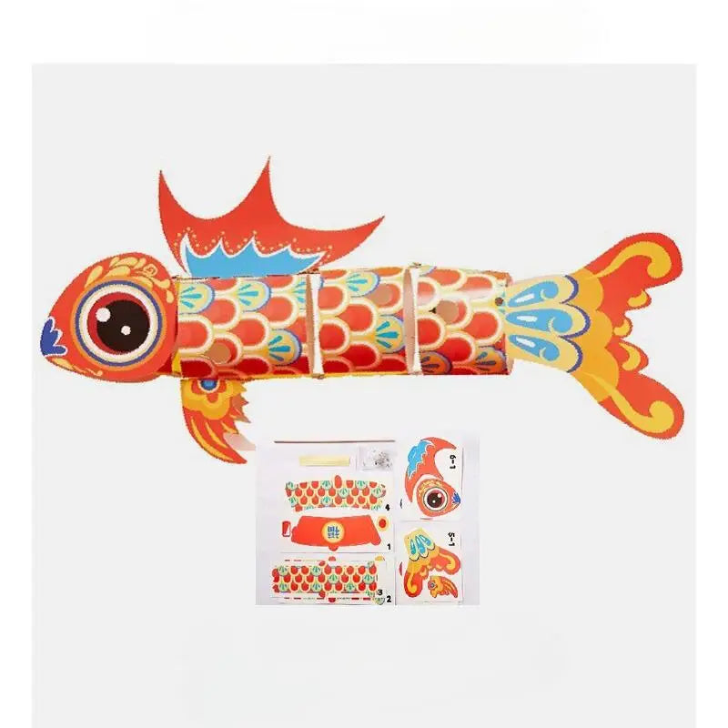 Lanterne Chinoise - Poisson d'Enfant  Ethnique déco