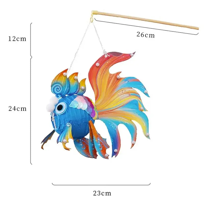 Lanterne Chinoise - Poisson volant  Ethnique déco