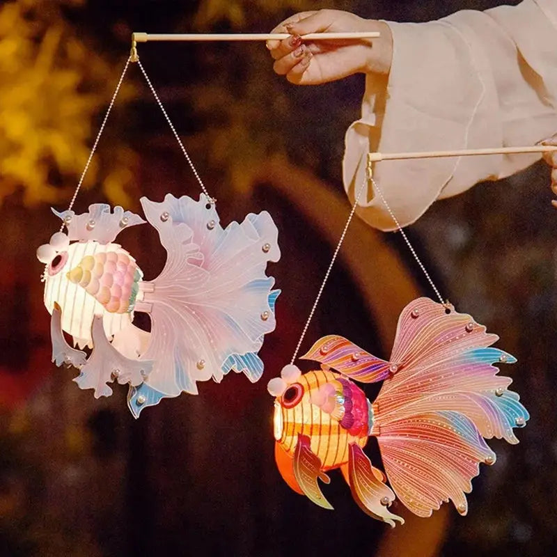 Lanterne Chinoise - Poisson volant  Ethnique déco