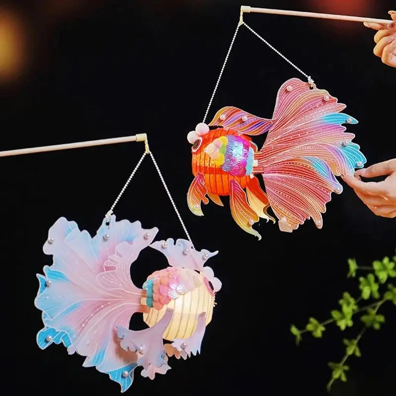Lanterne Chinoise - Poisson volant  Ethnique déco