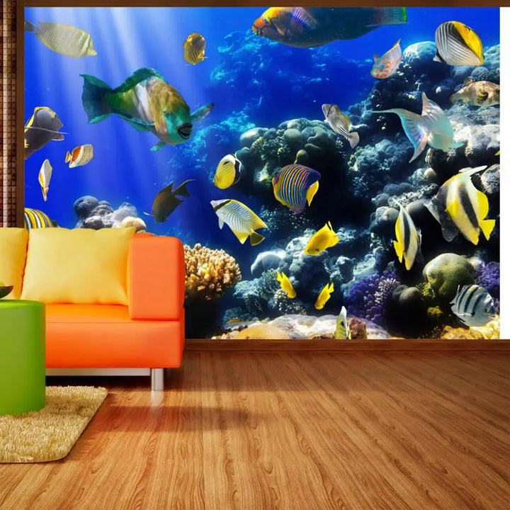 Papier Peint Animaux - Aventure Sous-Marine  Ethnique déco
