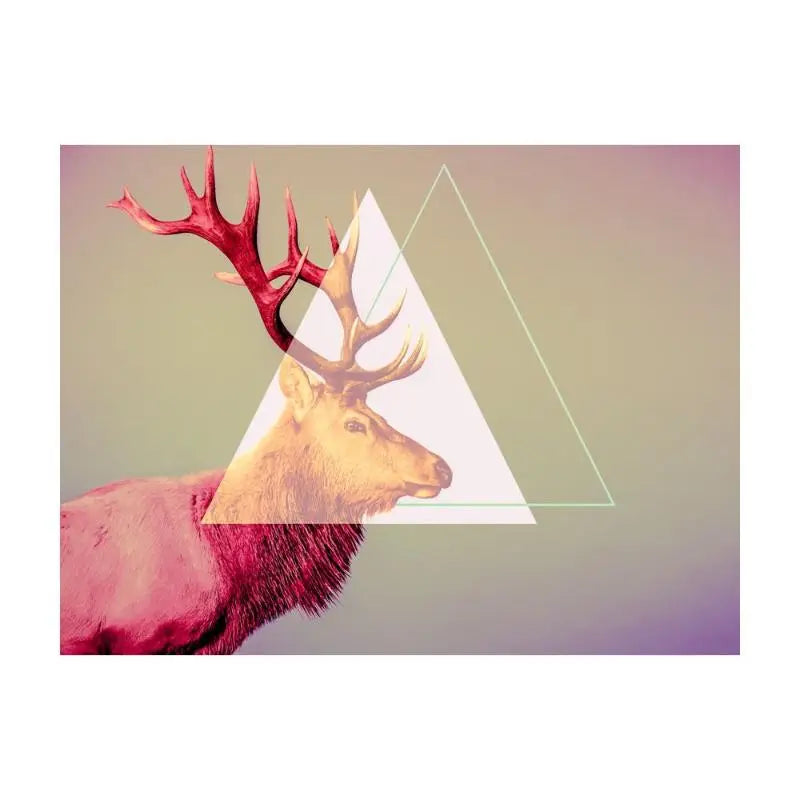 Papier Peint Animaux - Cerf des Bois  Ethnique déco