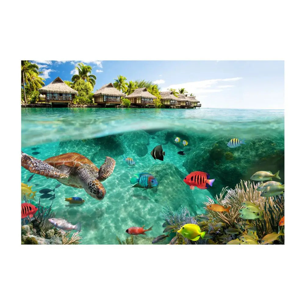 Papier Peint Animaux - Immersion Marine  Ethnique déco